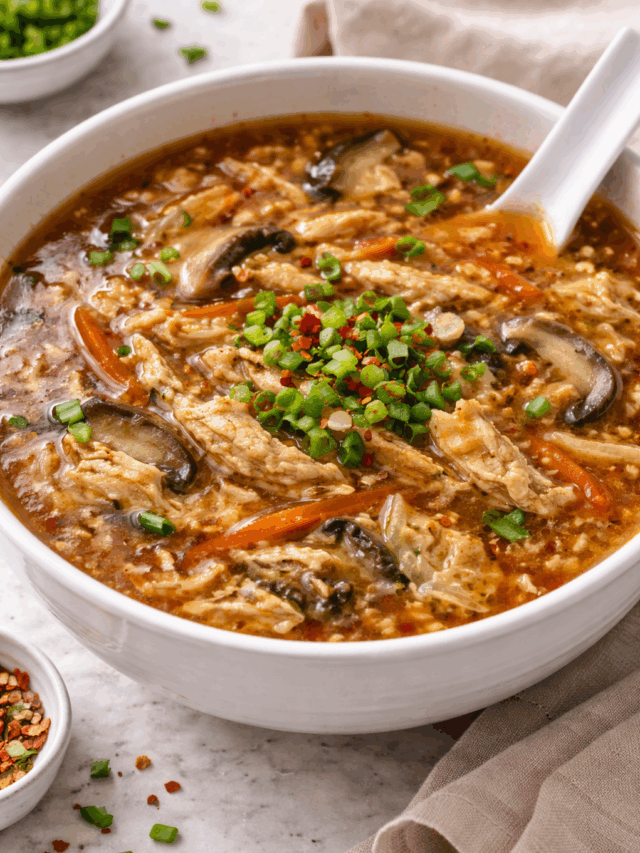 Esta Sopa Picante e Azeda é uma excelente opção para quem busca uma refeição reconfortante e nutritiva